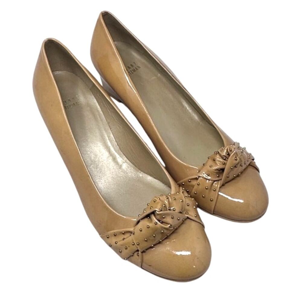 Stuart Weitzman Patent leather wedge Heels size 8.5